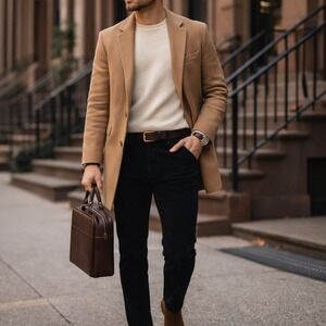 J.Crew Mens 484 Corduroy Pants 34x32 Slim Black Vintage Prep Quiet Luxury